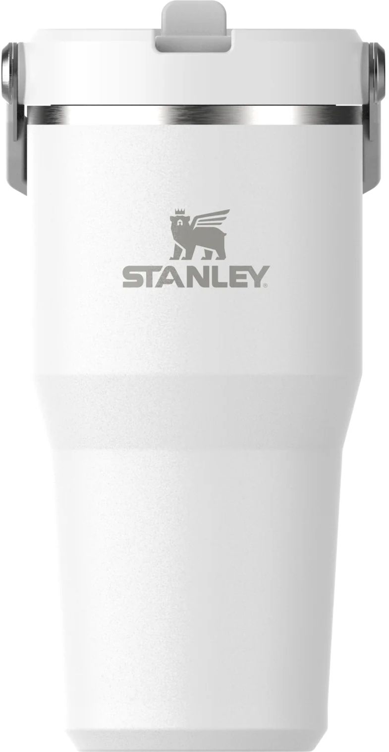 Termos STANLEY The Ice Flow Flip Straw Tumbler 2.0 Termokop, Alb, 0.6L
