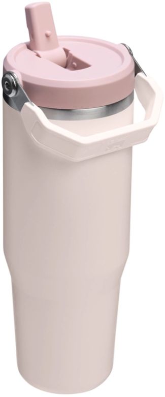 Termos STANLEY The Ice Flow Flip Straw Tumbler 2.0 Termokop, Rose Quartz, 0.89L