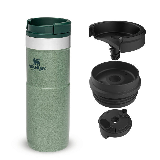 Termos STANLEY The NeverLeak Travel Mug Hammertone Green 0.47L 