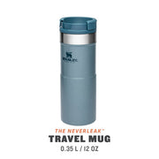 Termos STANLEY The NeverLeak Travel Mug Hammertone Ice 0.35L 