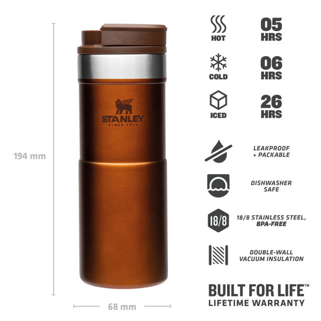 Termos STANLEY The NeverLeak Travel Mug Maple 0.35L 