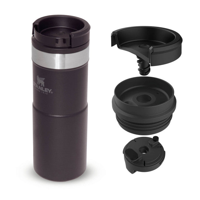 Termos STANLEY The NeverLeak Travel Mug Matte Black Pebble 0.35L 