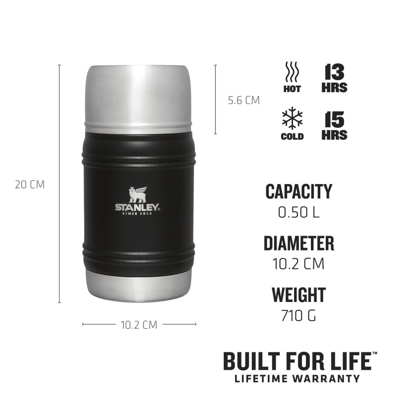 Termos Stanley Artisan Thermal Bottle,Black Moon, 0.5L
