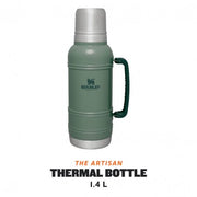 Termos Stanley Artisan Thermal Bottle, Hammertone Green, 1.4L
