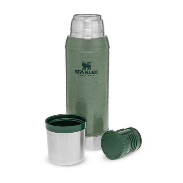 Termos Stanley The Legendary Classic Bottle Small Hammertone Green 0.75L 