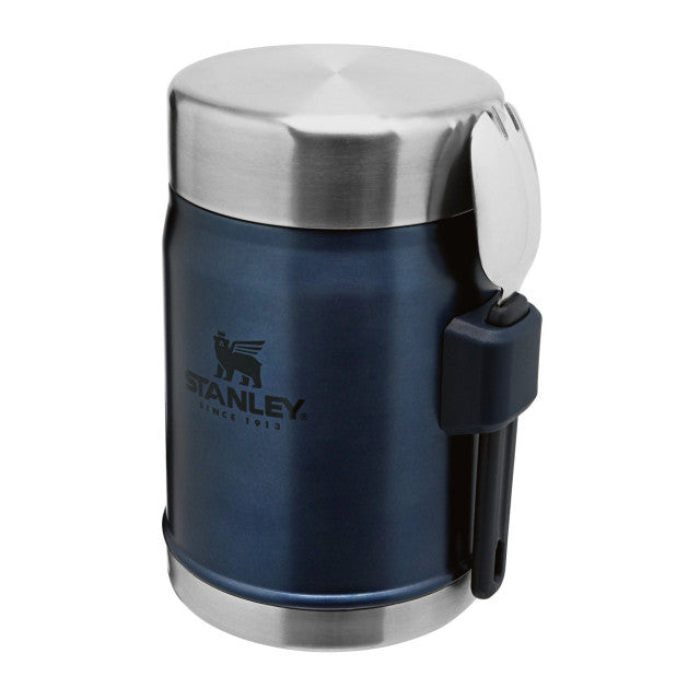 Termos mancare cu tacam Stanley The Legendary Food Jar + Spork Nightfall 0.4 l 