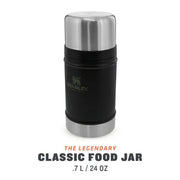 Termos pentru mancare Stanley The Legendary Classic Food Jar Matte Black Pebble 0.7L 