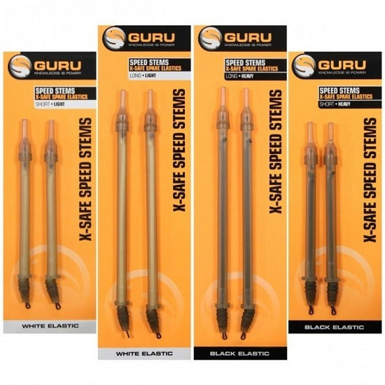 Tija Guru Interschimbabila cu Elastic Alb Guru X-Safe Speed Stems Light 2buc/blister 8cm