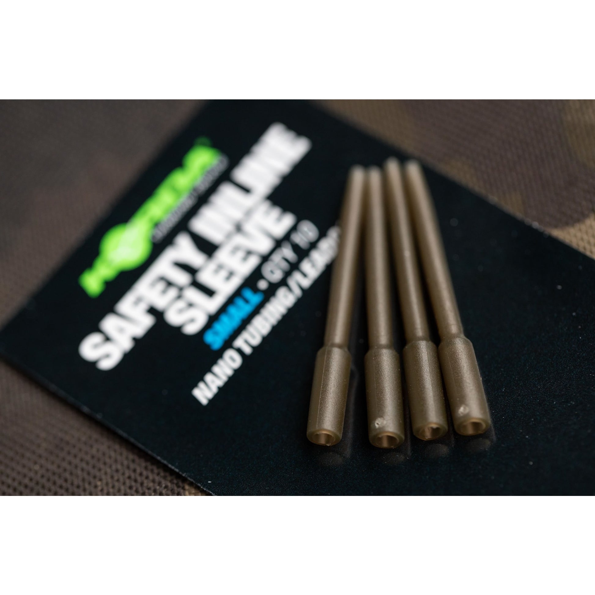 Tije Plumb KORDA Safety Inline Sleeve Nano Tubing/Leadcore, Large, 10buc/pac