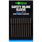 Tije Plumb KORDA Safety Inline Sleeve Nano Tubing/Leadcore, Small, 10buc/pac