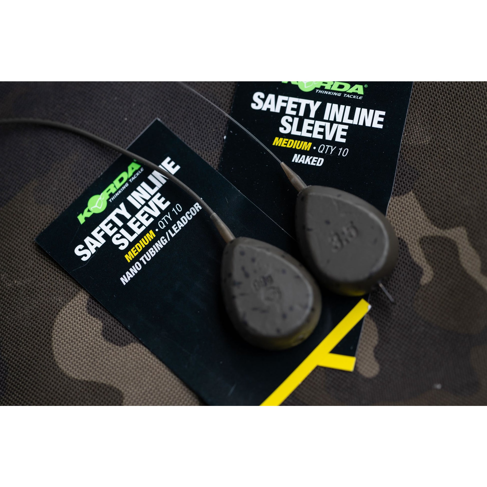 Tije Plumb KORDA Safety Inline Sleeve Nano Tubing/Leadcore, Small, 10buc/pac