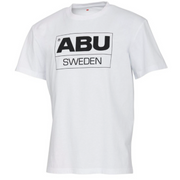 Tricou ABU GARCIA Legacy Sweden Logo T-Shirt, Alb