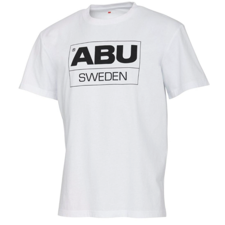 Tricou ABU GARCIA Legacy Sweden Logo T-Shirt, Alb