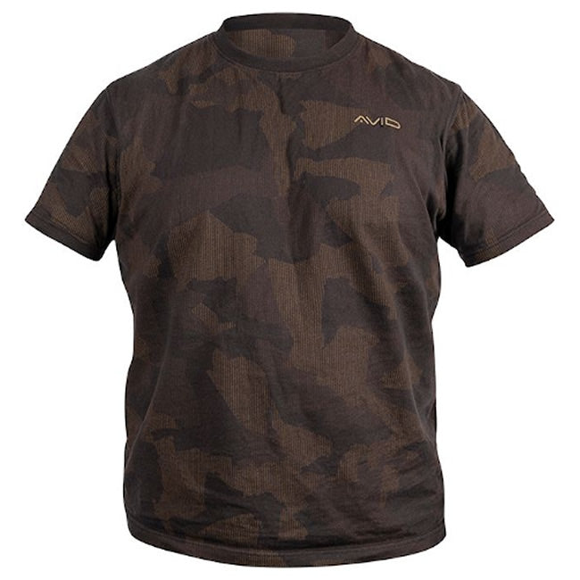 Tricou Avid Carp Distortion Camo T-Shirt