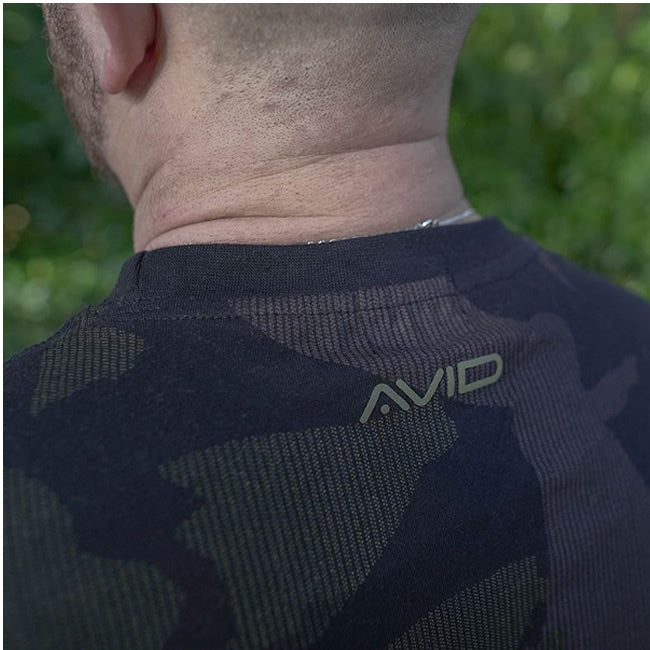 Tricou Avid Carp Distortion Camo T-Shirt