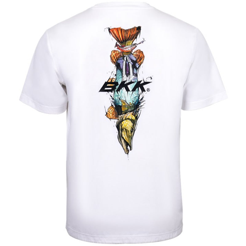 Tricou BKK Casual Brand Value Pike, White