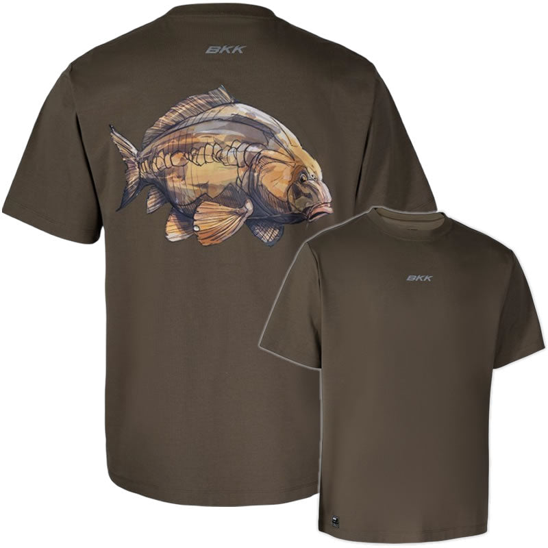 Tricou BKK Casual Carp Green, Kaki
