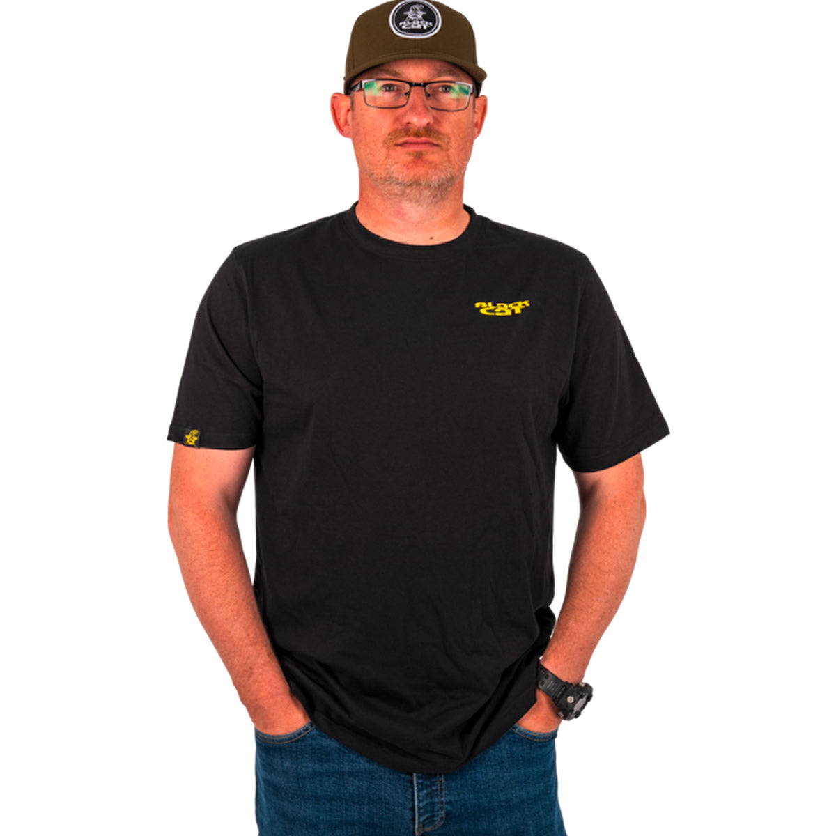 Tricou BLACK CAT Black Tee Chase Dreams