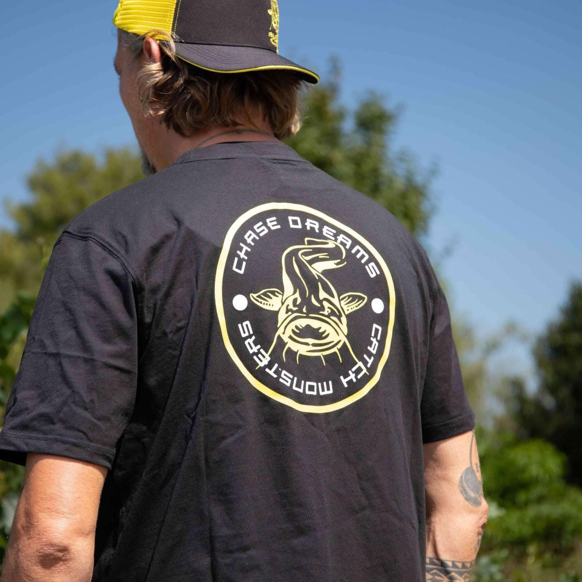 Tricou BLACK CAT Black Tee Chase Dreams