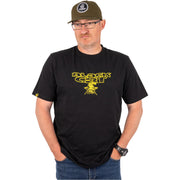 Tricou BLACK CAT Black Tee Distressed Logo