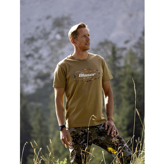 Tricou BLASER Badge T 24, Dull Gold