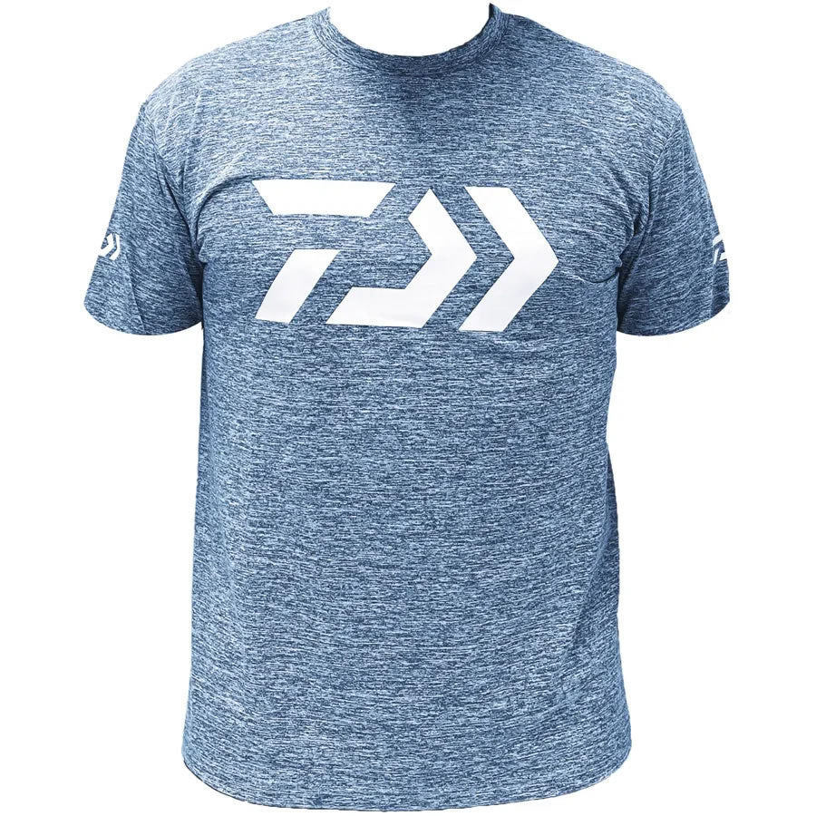 Tricou DAIWA D Old Shirt Short Sleeve 31, Light Blue