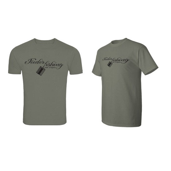 Tricou Delphin FEEDER Fishing Verde Inchis