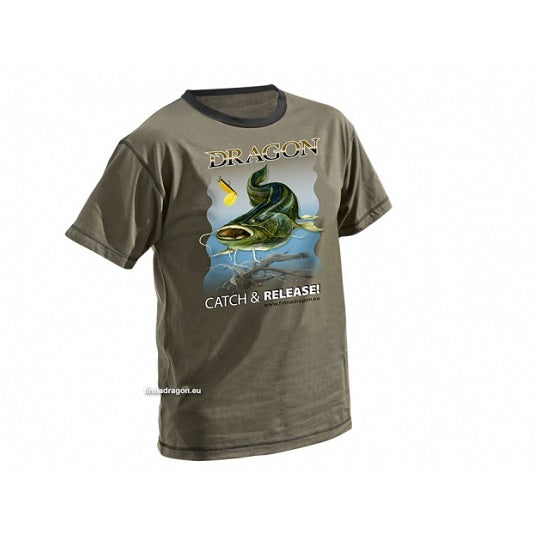 Tricou Dragon Catch And Release T-shirt Catfish