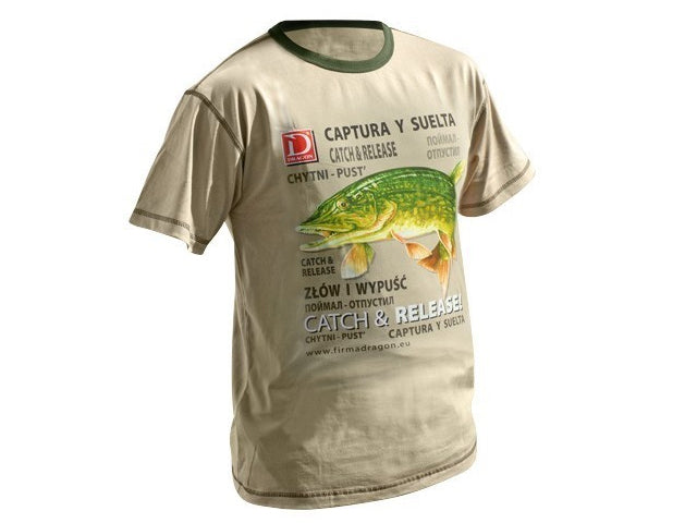Tricou Dragon Catch And Release T-shirt Pike
