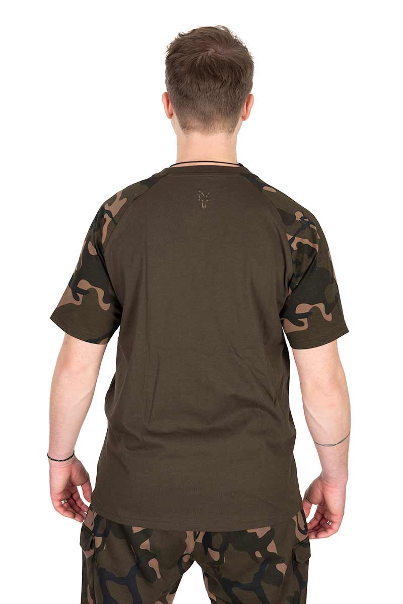Tricou FOX Outline T-Shirt, Khaki Camo Marime M
