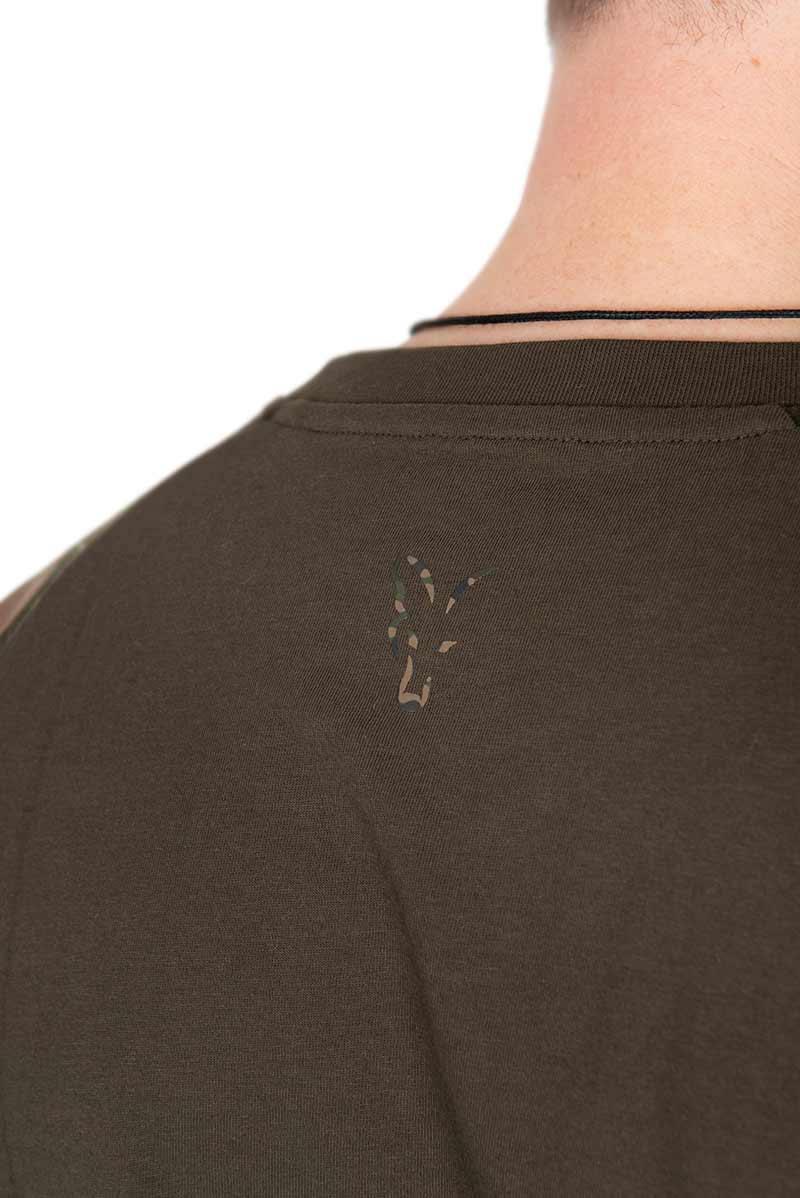 Tricou FOX Outline T-Shirt, Khaki Camo Marime M