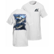 Tricou Flying Fisherman Marlin White Tee