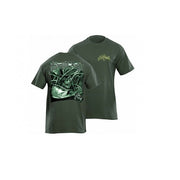 Tricou Flying Fisherman Midnight Angler Tarpon Green Tee