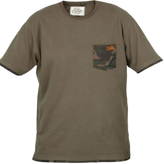 Tricou Fox Chunk Camo Pocket Khaki -