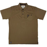 Tricou Fox Chunk Stonewash Polo Khaki