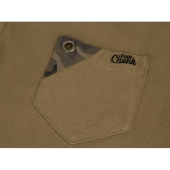 Tricou Fox Chunk Stonewash Polo Khaki