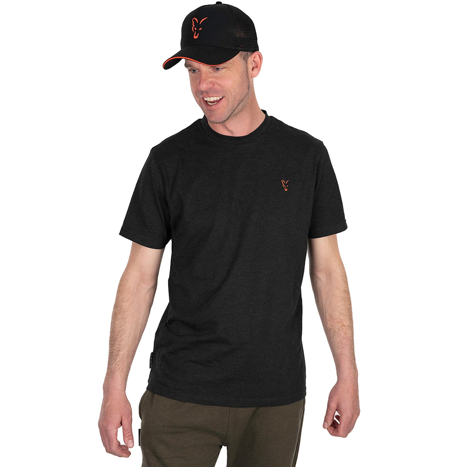 Tricou Fox Collection T Black &amp; Orange