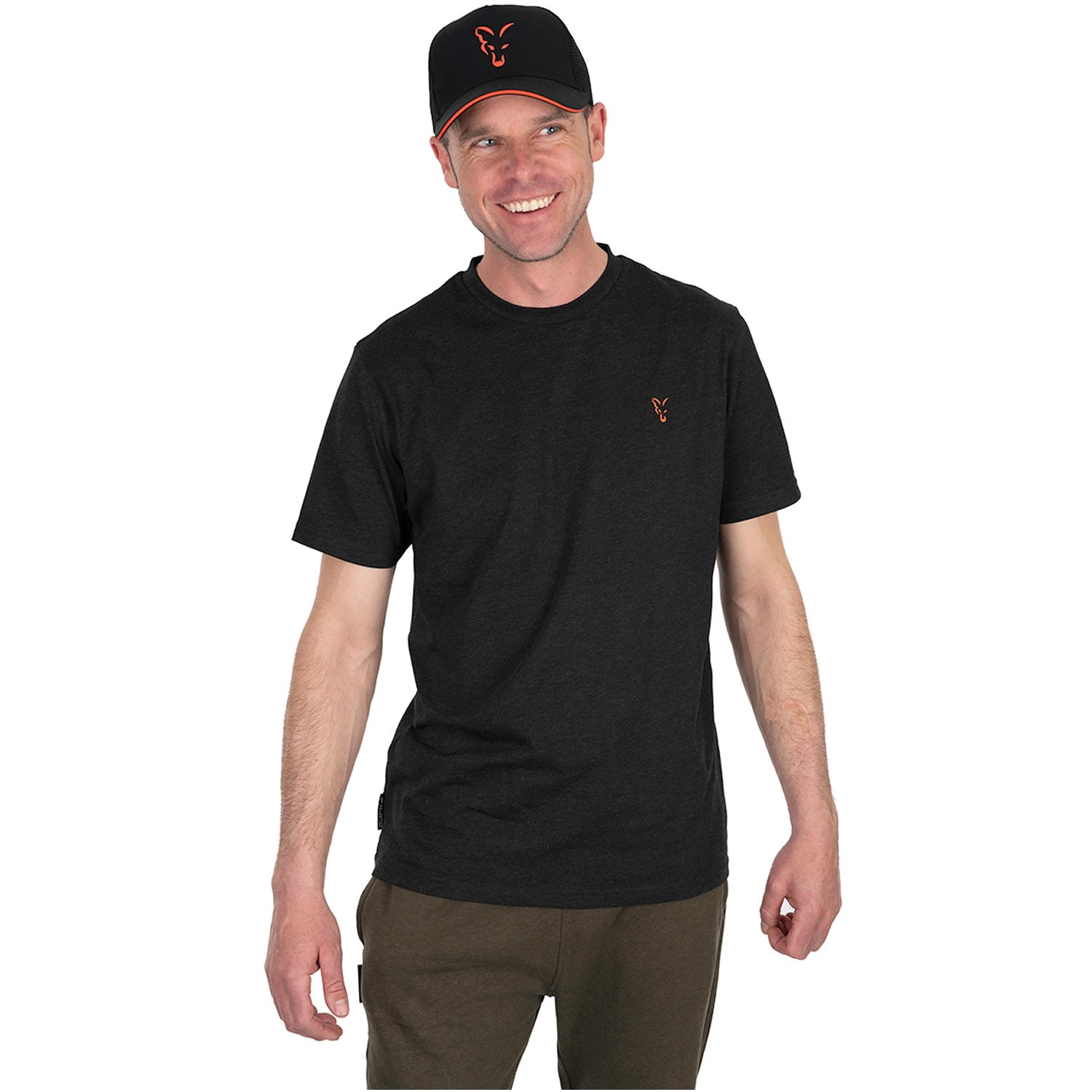 Tricou Fox Collection T Black &amp; Orange