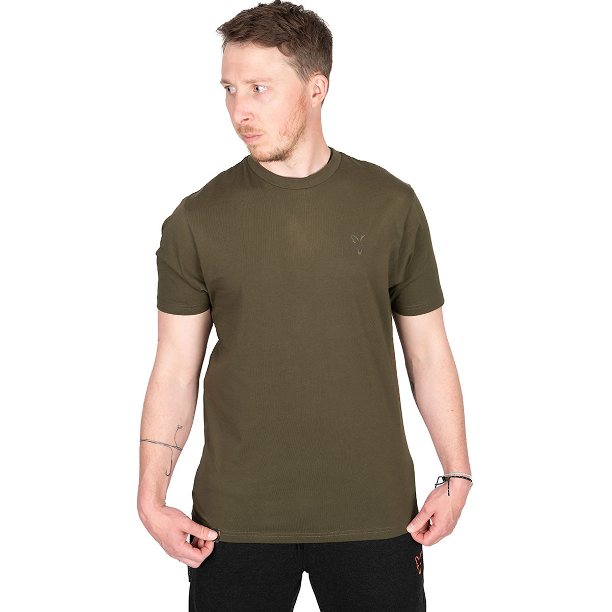 Tricou Fox Khaki Large Print T-Shirt