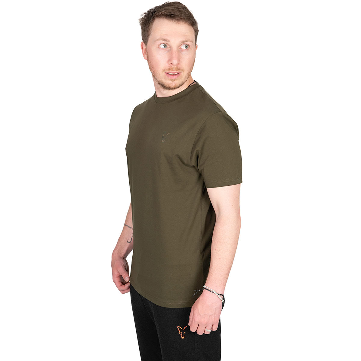 Tricou Fox Khaki Large Print T-Shirt