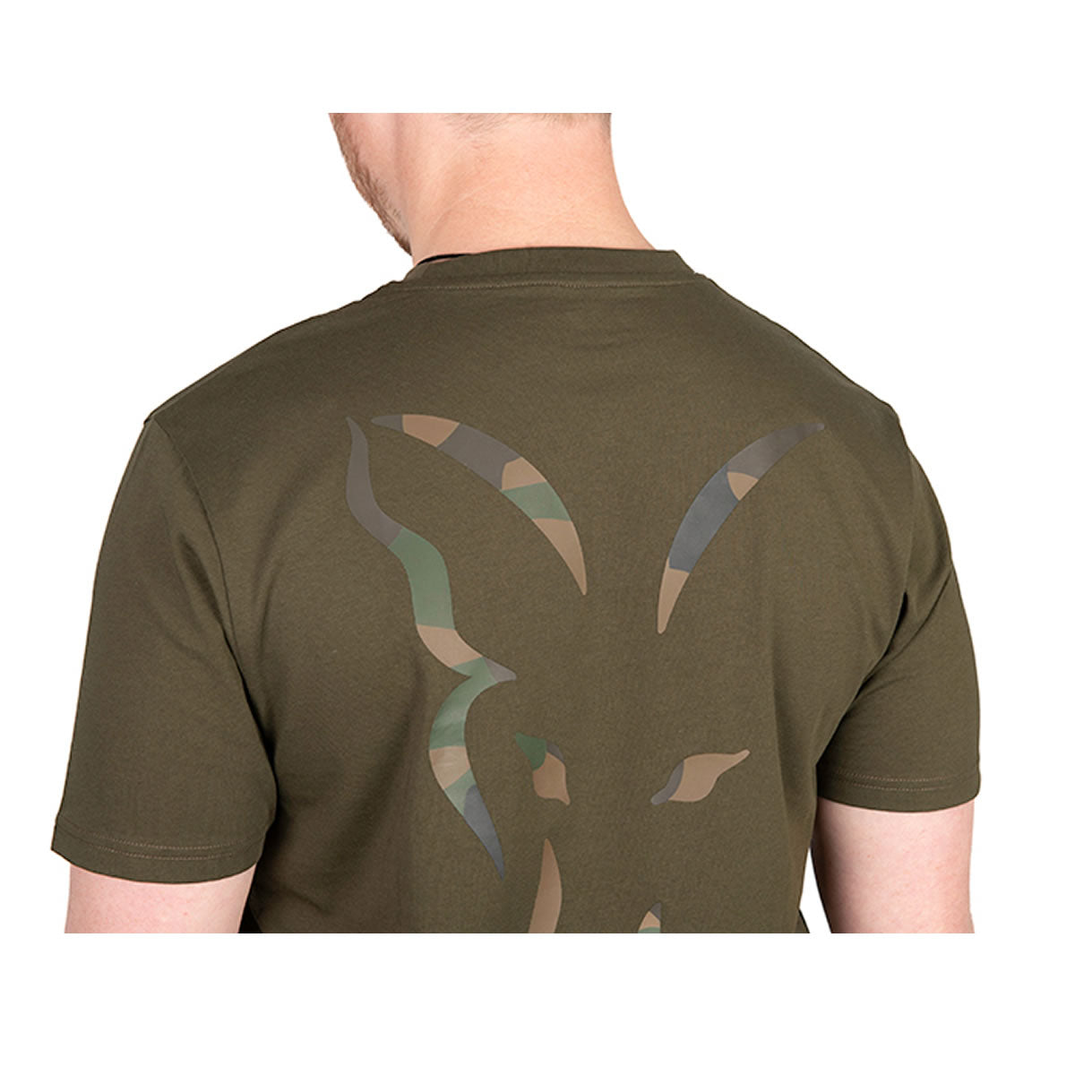 Tricou Fox Khaki Large Print T-Shirt
