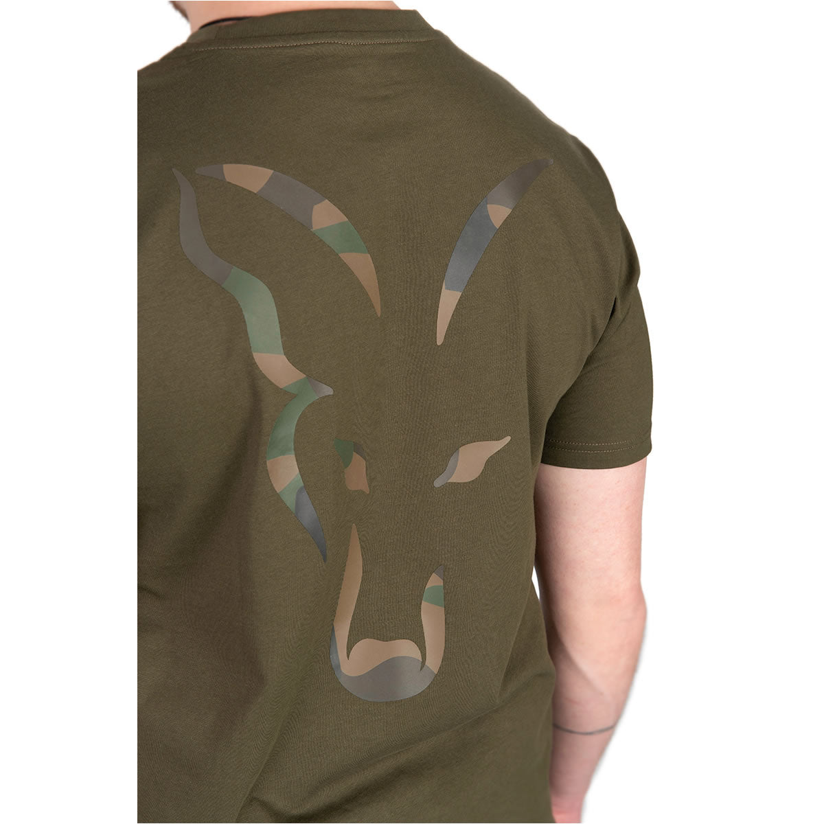 Tricou Fox Khaki Large Print T-Shirt