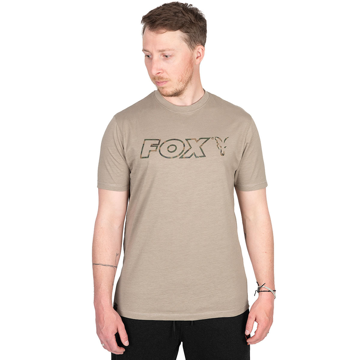 Tricou Fox Ltd LW Khaki Marl T-Shirt