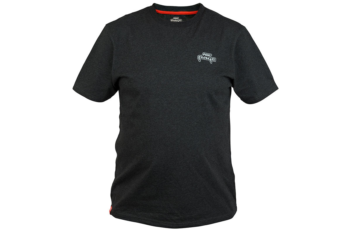 Tricou Fox Rage Black Marl T Shirt XL