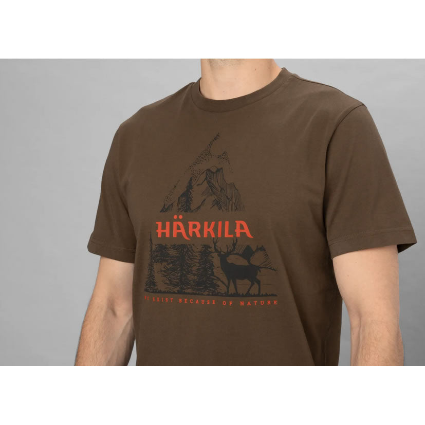 Tricou HARKILA Nature S/S Slate Black