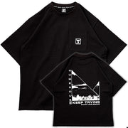 Tricou Jackall Graphinc Tee Water Side, Black