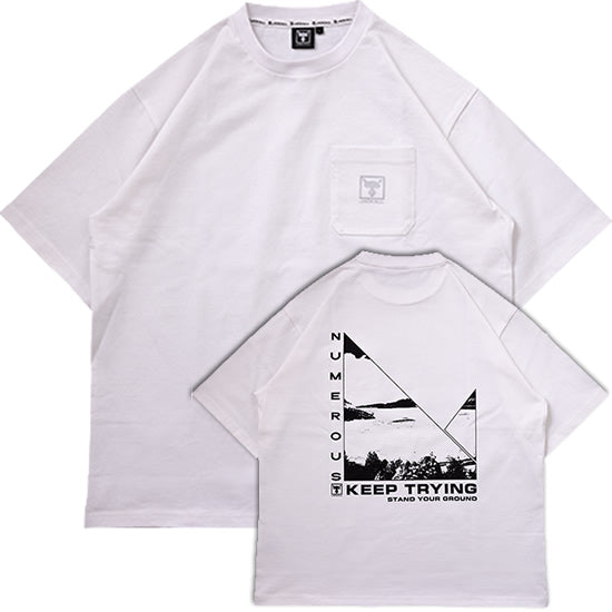 Tricou Jackall Graphinc Tee Water Side, White