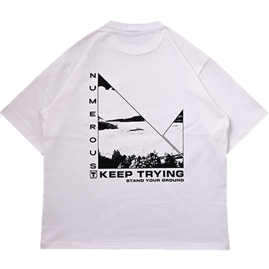 Tricou Jackall Graphinc Tee Water Side, White
