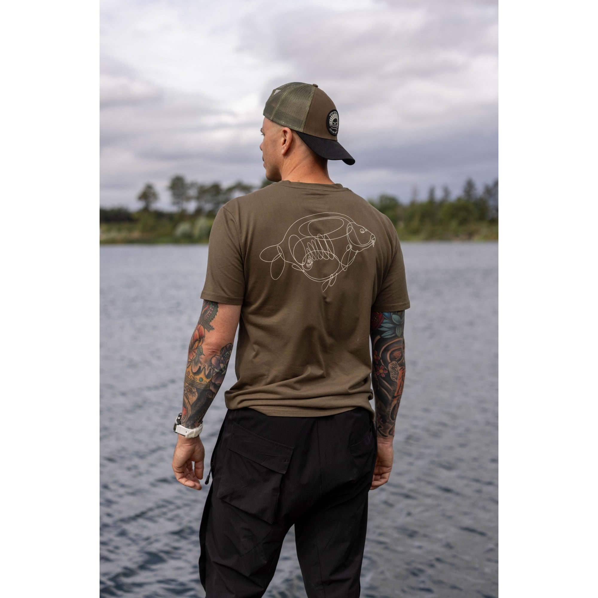 Tricou KORDA One Liner Tee Olive