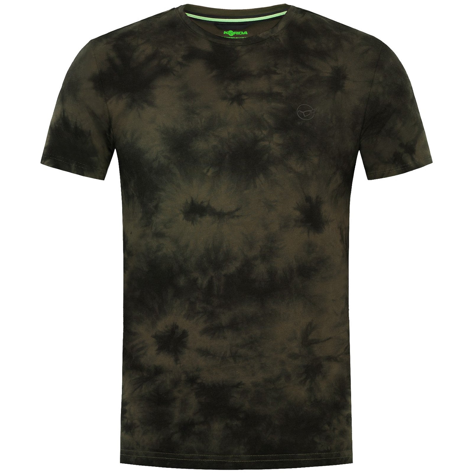 Tricou KORDA Tie Dye Tee, Dark Olive